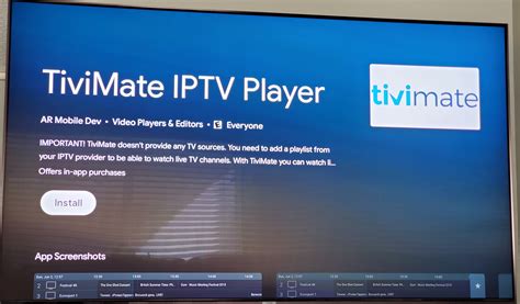 apk file within the drive on your TV. . Tivimate download
